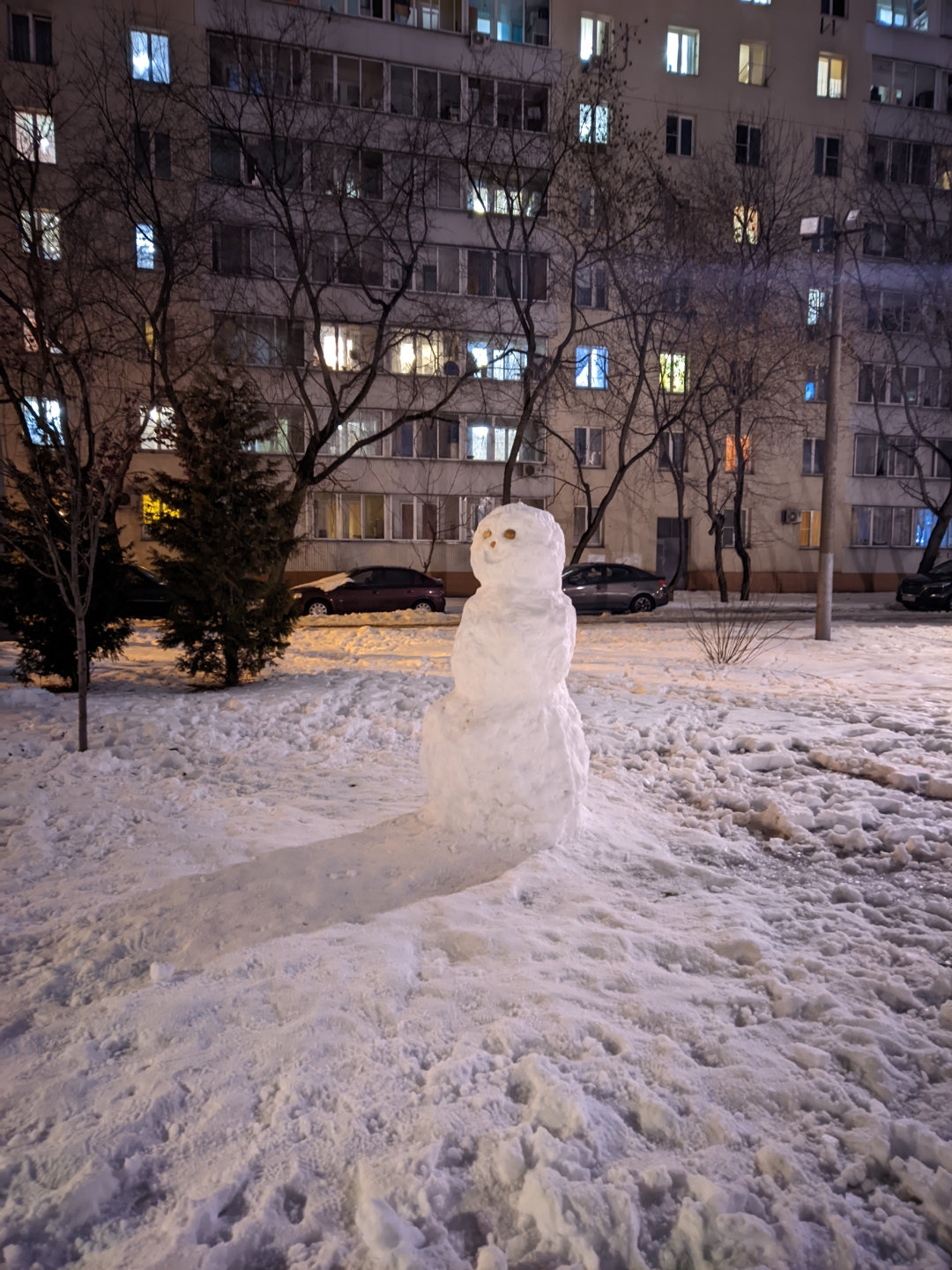 Страшный снеговик