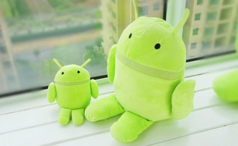 android robot plush