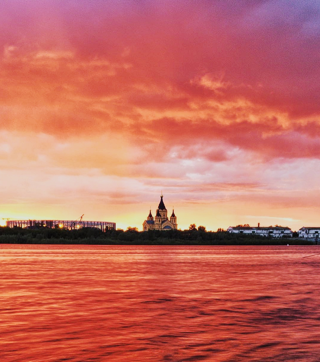 Закаты в нижнем новгороде фото