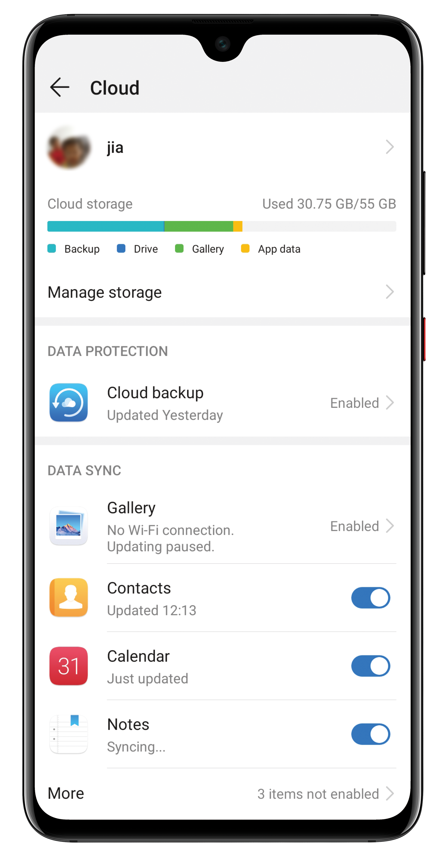 Как удалить фото из облака huawei