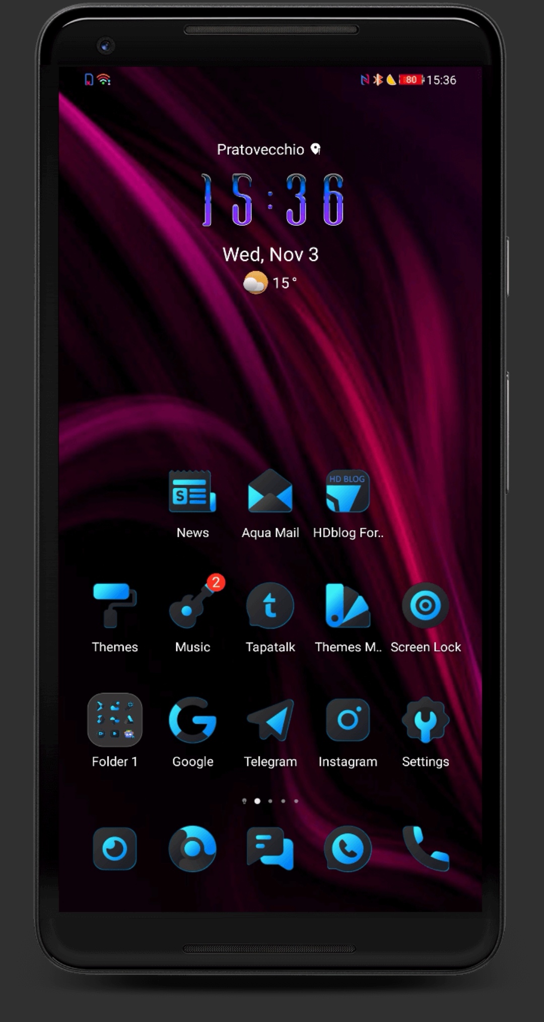 Тема Magenta Emotion | HONOR CLUB (RU)