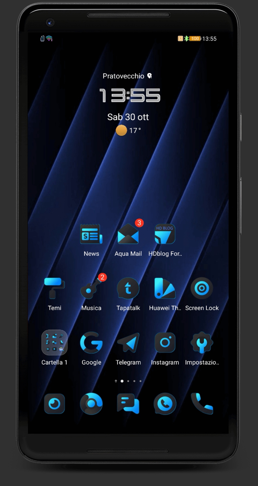 Тема Blue Emotion 2 | HONOR CLUB (RU)